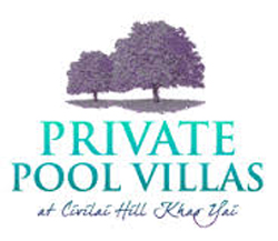 Der private Pool am Civilai Hill Khaoyai